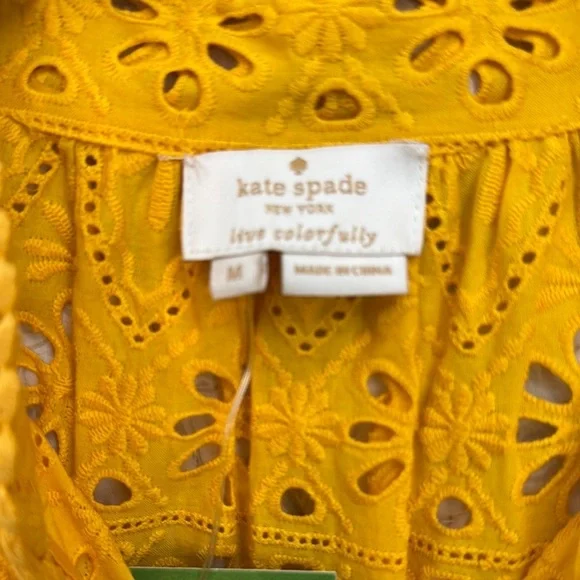 Kate Spade gorgeous ❤️ Eyelet sleeveless top - Picture 4 of 7